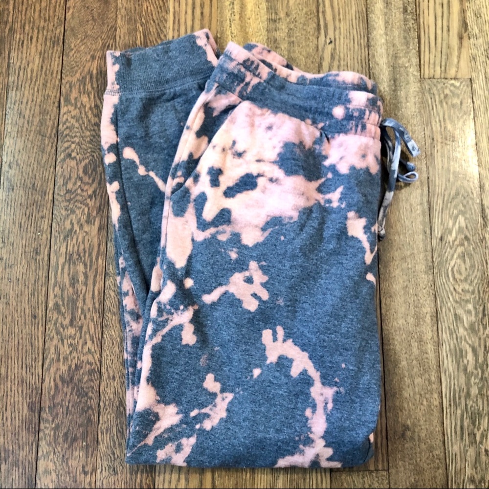 Reverse Tie-Dyed Sweatpants Joggers